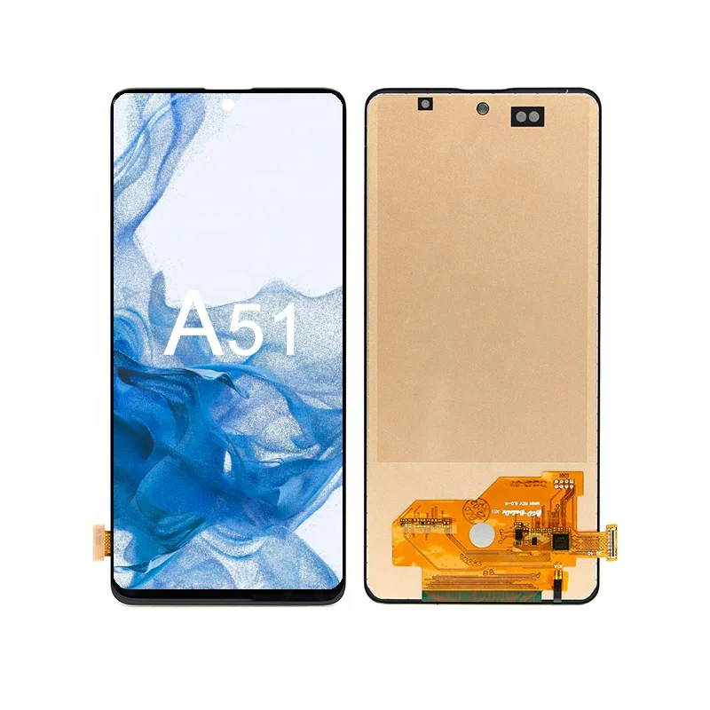For Samsung Galaxy A51 A515 Super AMOLED Display with Frame Touch Digitizer  for Samsung galaxy A51 Lcd Display Touch Screen