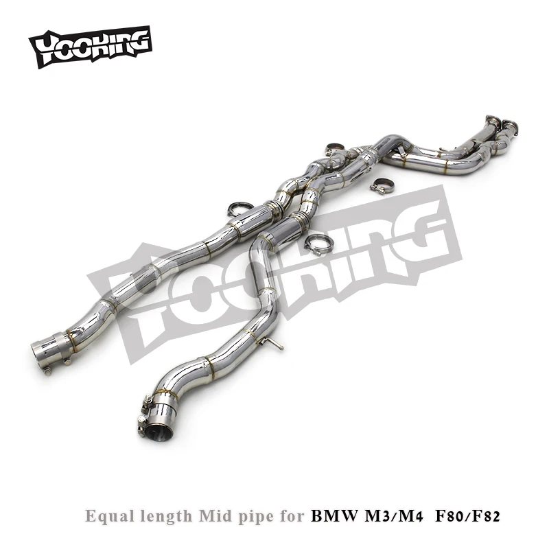 BMW M3/M4 (F80/F82) S55用 ダイレクトフィット 2.5インチ等長ミッド