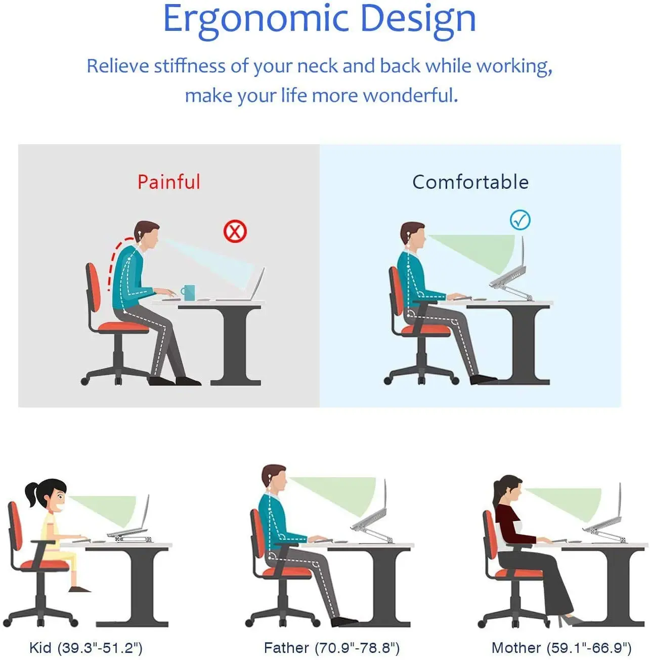 Nillkin Foldable Stand Notebook Home Laptop Riser Ergonomic 180 Degree Aluminum Modern Tablet Laptop Folding Stand