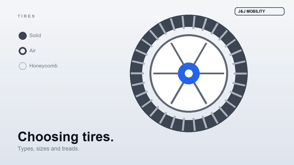 How to Choose the Right Tires for an Electric Wheelchair