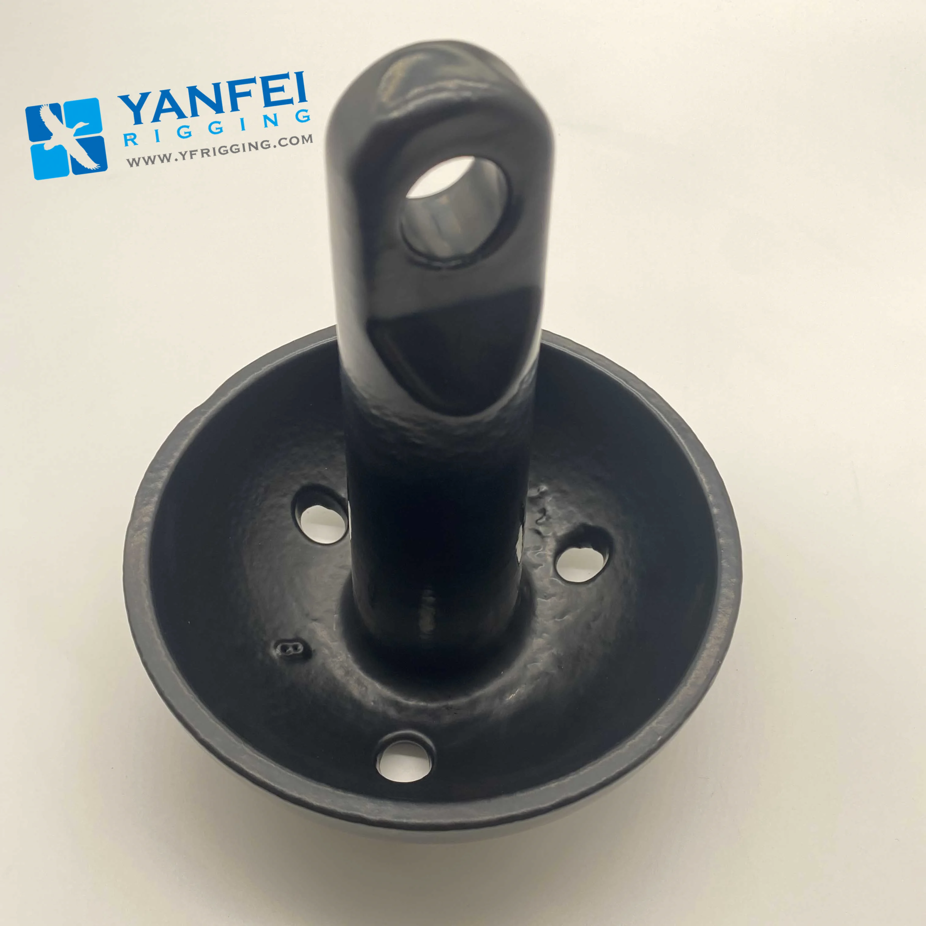Marine Black Coated 8lb Mushroom Anchor Pvc Vinyl Coating For Boats