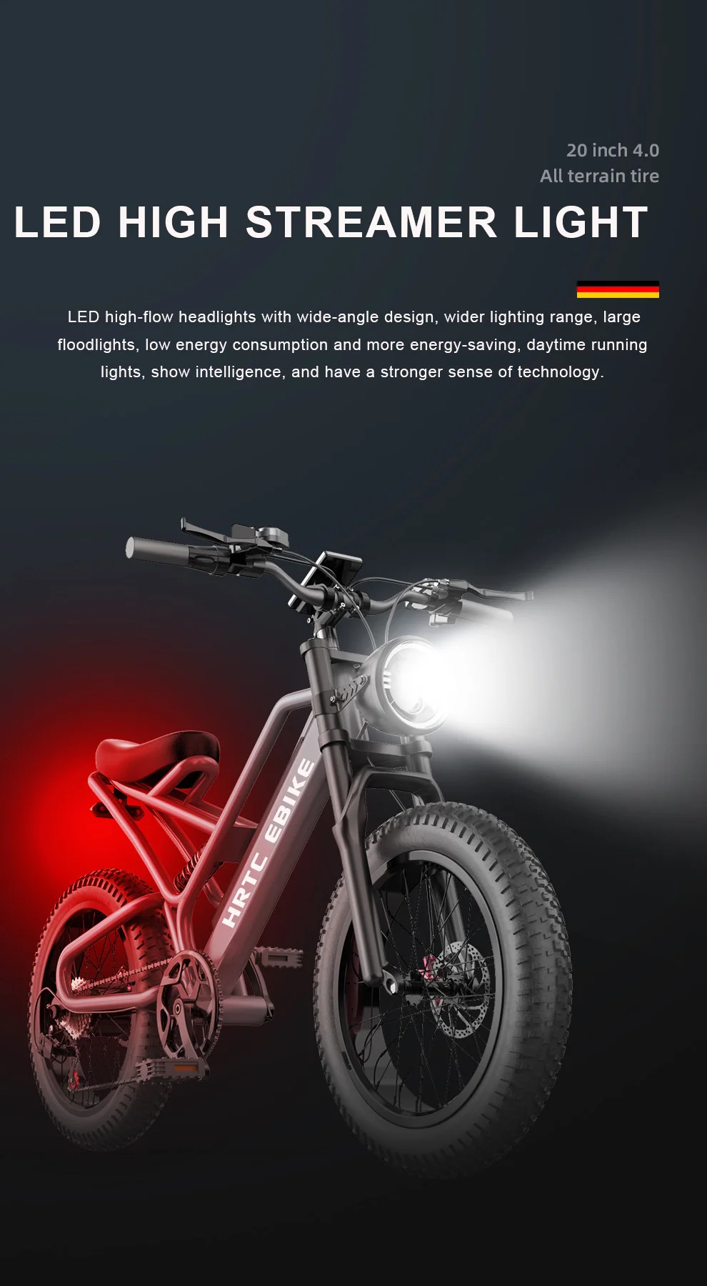 Disiyuan Bike Factory 20inch 500w 750w 1000w E Bikes Electric Bicycle