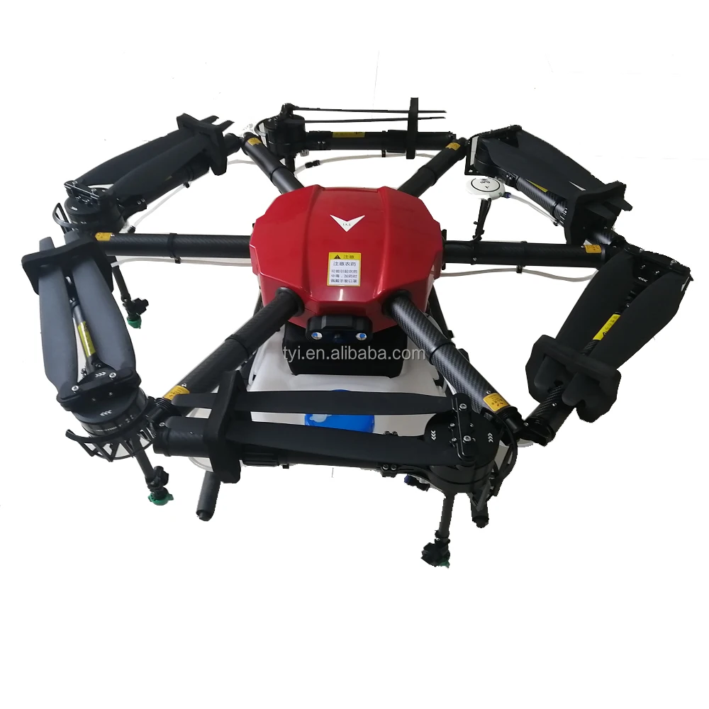 2024 hot sell TYI  carbon fiber drone frame  16L 6 axis  agri uav sprayer drone frame for agriculture drone supplier