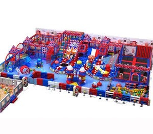 Children's UK England Theme Indoor Trampoline Park Fun Playhouse From England
