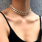 Necklace Chain Chains Necklaces Hot Selling Men Necklace Gold Silver Plated Wholesale Hip Hop Chain Cuban Chains Necklaces
