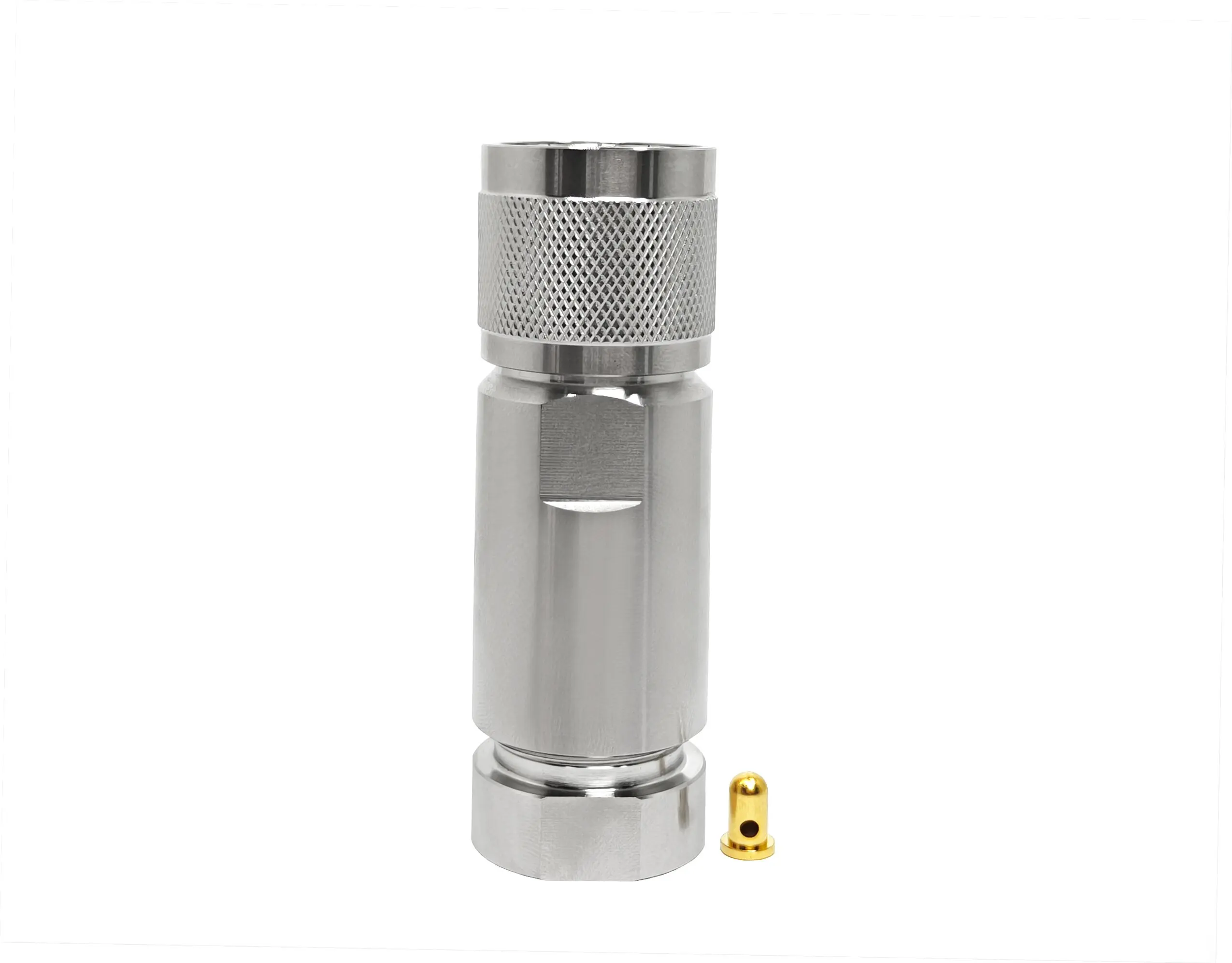 RF Connector 50 Ohm HN Male Pin High Voltage Clamp for LMR600 RF Coaxial Cable Plug
