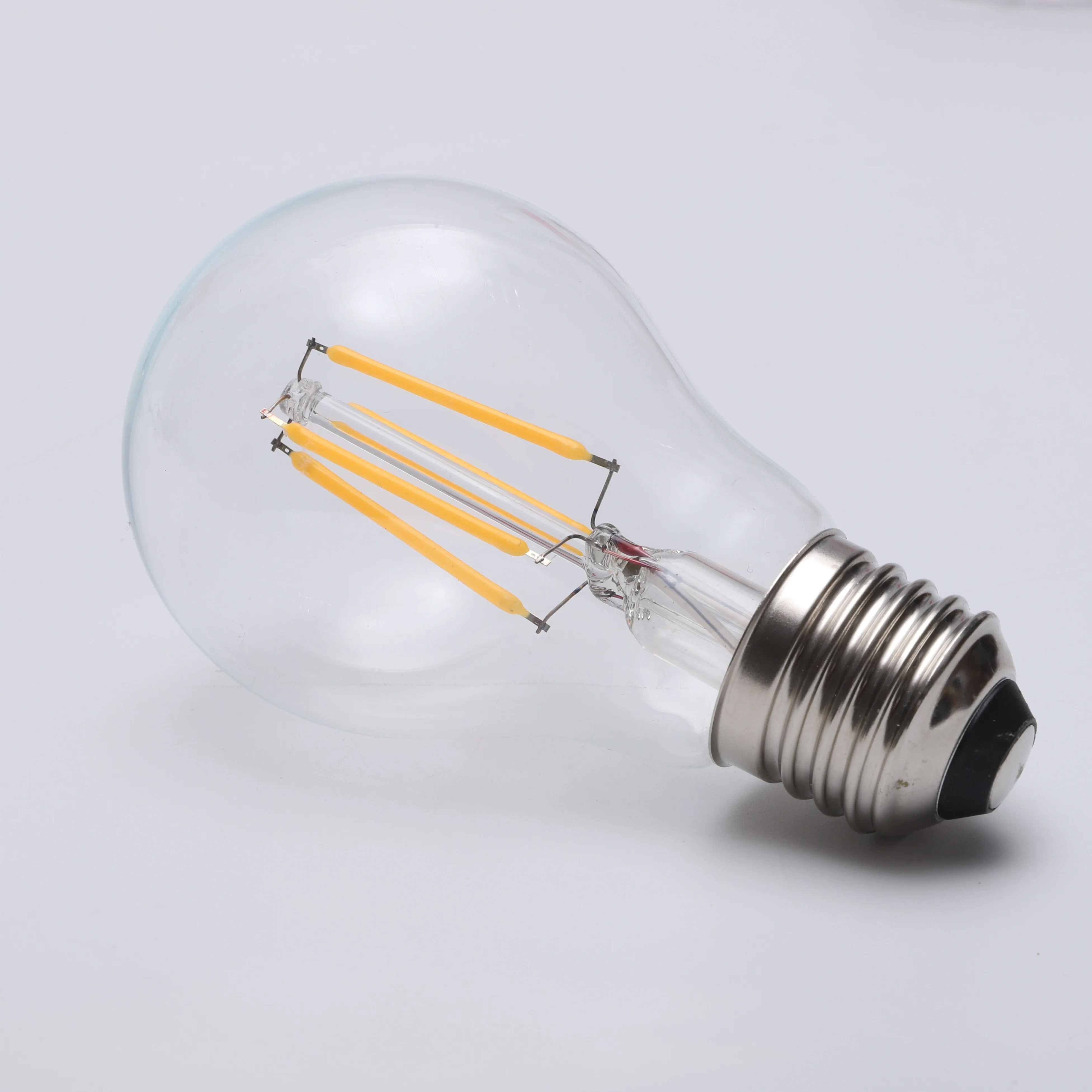 E27 Glass Dimmable Filament Bulb A60 2w 4w 6W Decoration Led Light Lamp