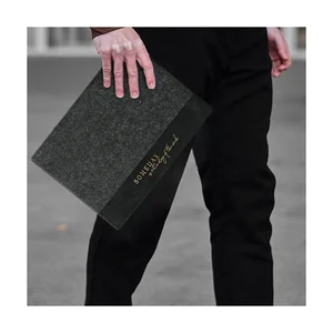 Wholesale Cheap Price Customised Notebook Felt Soft Cover Dairy School Stationery Office Meeting Agenda Notebooks Can Grow Plant