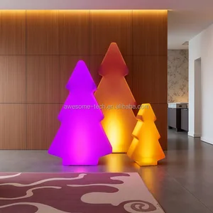 Remote Control LED Multi-color Rechargeable Illuminated Party Lights Led Tree Lighting Tree for Outdoor Decoration