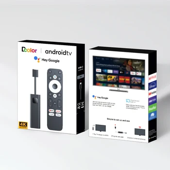 GD1 Android 12 TV Dongle - 4K Media Player with Dual Band Wi-fi