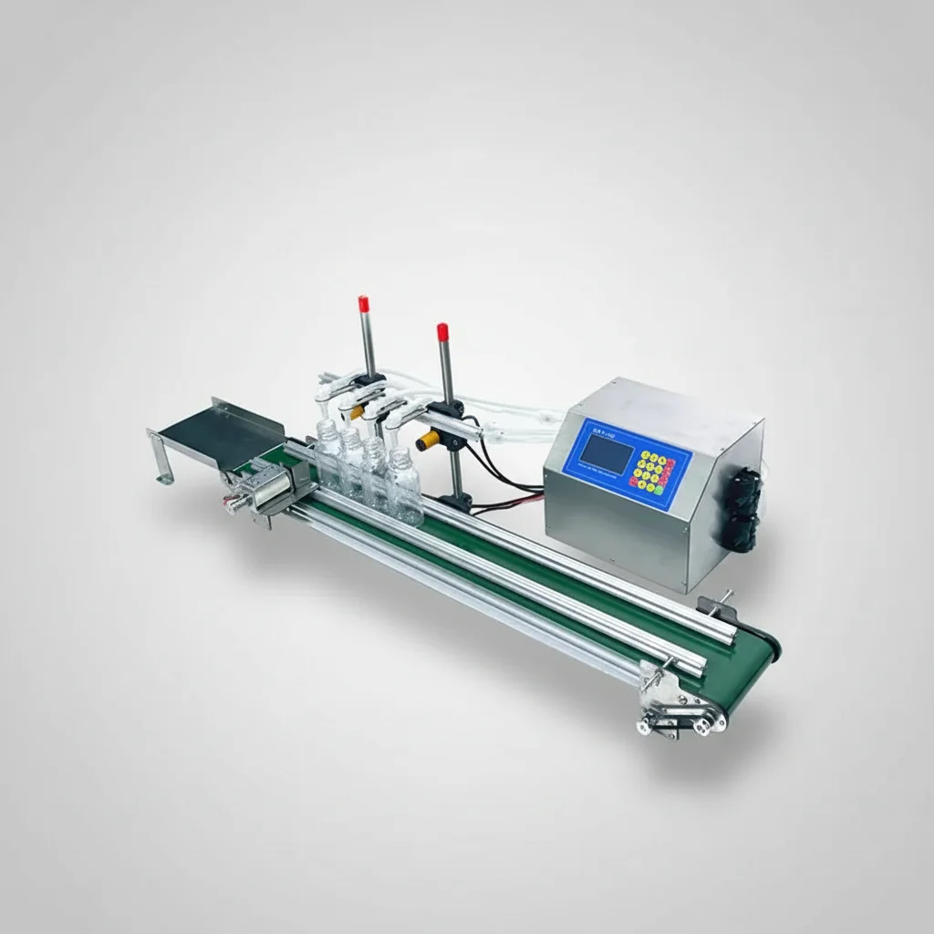 TEBAK 4H1200/3200/6500  4-Head Assembly Line Conveyor Belt Automatic Filling Machine for Liquor Beverages Soy Sauce