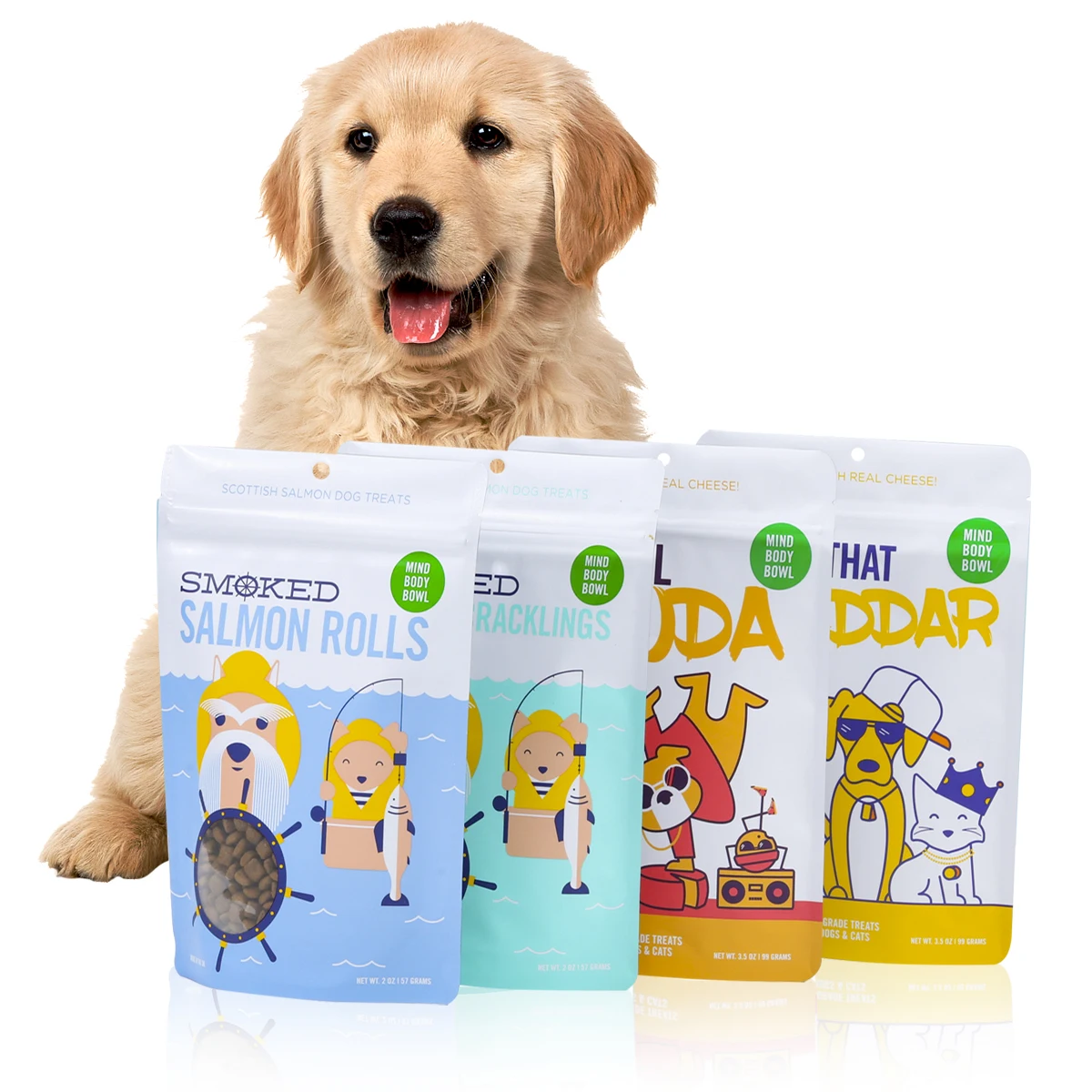 Customized Moisture-Proof Stand up Pouch Ziplock Pet Food Packaging for Dry Feed for Cat Food Pouch