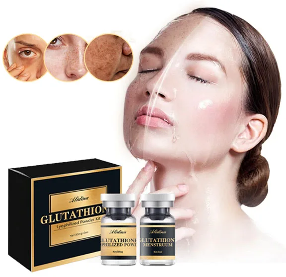 Y Korea Glutathione Lyophilized Powder Kit Glow Serum Collagen Whitening  Spot Removal Wrinkles Remover Multi Glutathione Serum