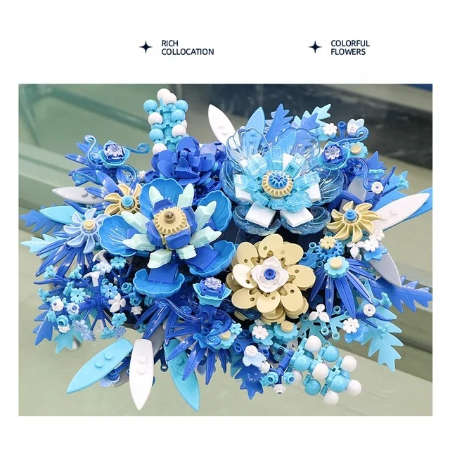 Moc Bonsai Baum Grn Busch Blau Blume Gras Pflanze Modell Ornament Ziegel  DIY Montage Lernspiel zeug Fr Geschenk Bausteine| Alibaba.com