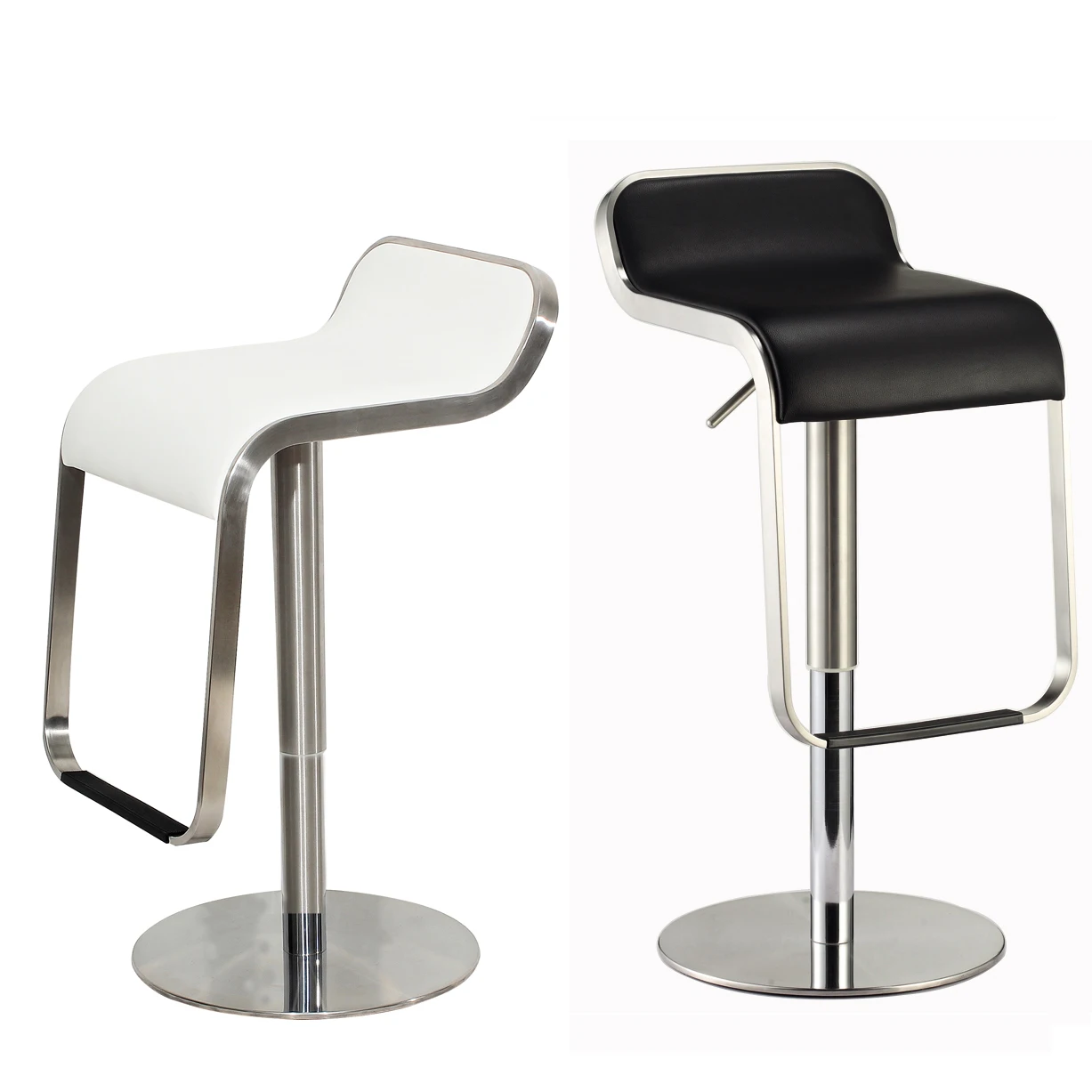 Adjustable Height Modern Minimalist Leather Bar Stools Swivel Design for  Home Living Room Restaurant Hotel Use Bedroom Furniture