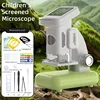 Microscopio digital inteligente-verde