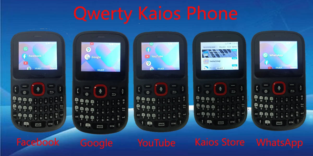 3G Full Keypad Kaios Qwerty Phones - Cost Effective Messaging