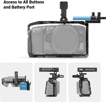 Smallrig Camera Cage Kit for Blackmagic Design Pocket Cinema Camera 4K & 6K, Compatible With Bmpcc 4K & 6K -Kcvb2419 detail image