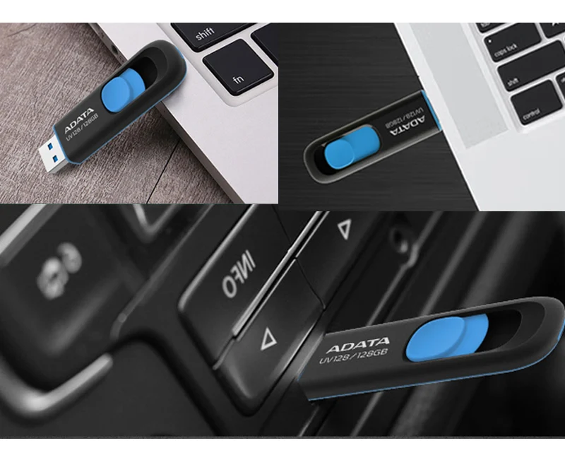 Original Adata Uv128 Usb Flash Drive 16gb 32gb Pen Drive 64gb 128gb
