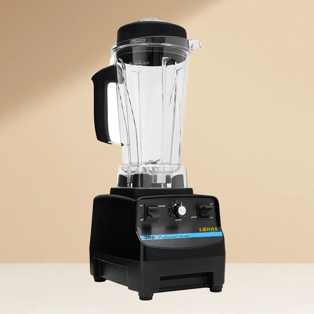 Mesin Blender Industri Komersial Lohas Tugas Berat, Pengolah Makanan Berkecepatan Tinggi, Chopper, Juicer Sayuran, Ekstraktor, dan Mesin Penghancur Bahan Makanan