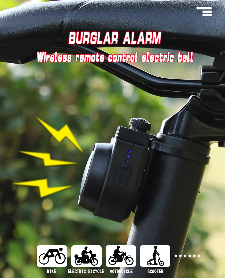 Antusi A2 Bicycle Anti-Theft Alarm Secure Your Ride
