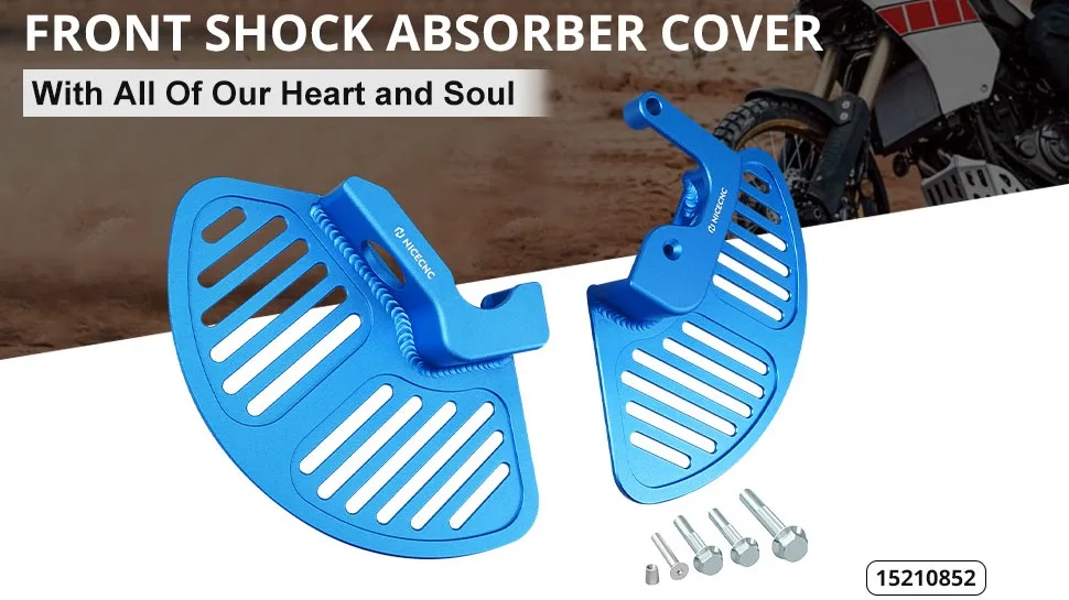 Nicecnc Aluminum Front Fork Leg Brake Disc Guard For Yamaha Tenere 700 2019 2020 2021 2022 2023