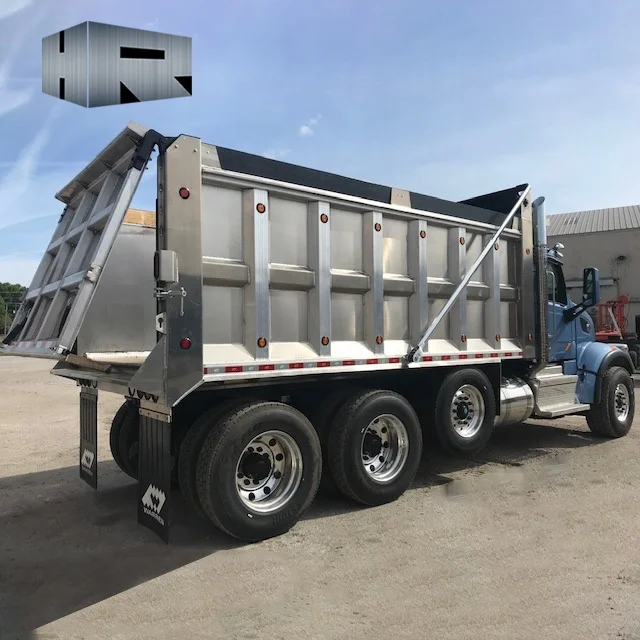 Heavy Duty New Dump Truck Body 16' Box Heavy Duty 1/4 Floor Electric Tarp A50 Steel Bed