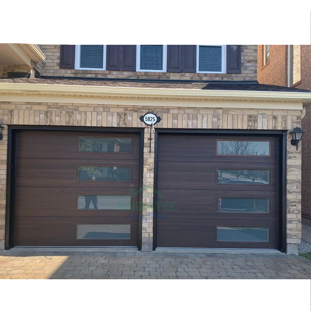 Anda Modern Automatic Sectional Garage Door Galvanized Steel Metal