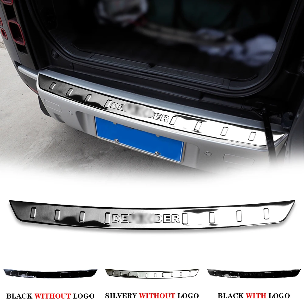 Stainless Steel Rear Bumper Sill Cover Guard For Dodge Journey 2009-2020 - Silver, Self-Adhesive, Gloss Finish