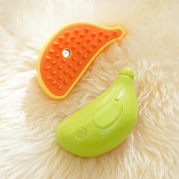 Cat Grooming Brush 3 In1 Pet Hair Detangling Spray Mango Steam Cat Shaving Brush Dog Hair Removal Brush for Dogs/Cats