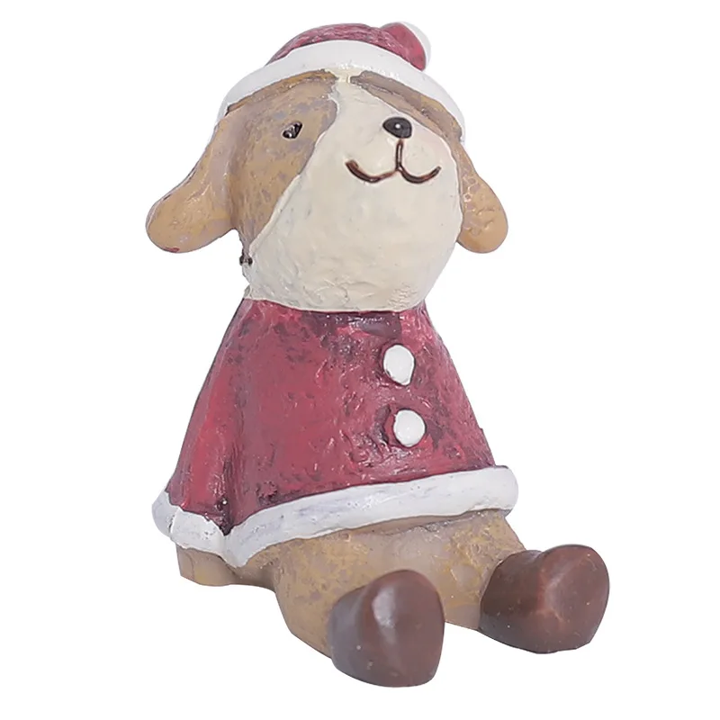 Zakka grocery Office desktop resin crafts Christmas gift animal ornaments