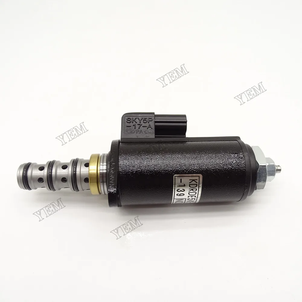For Kobelco KDRDE5K-31 30C50-139-T Solemoid Valve Diesel Engine Parts 4
