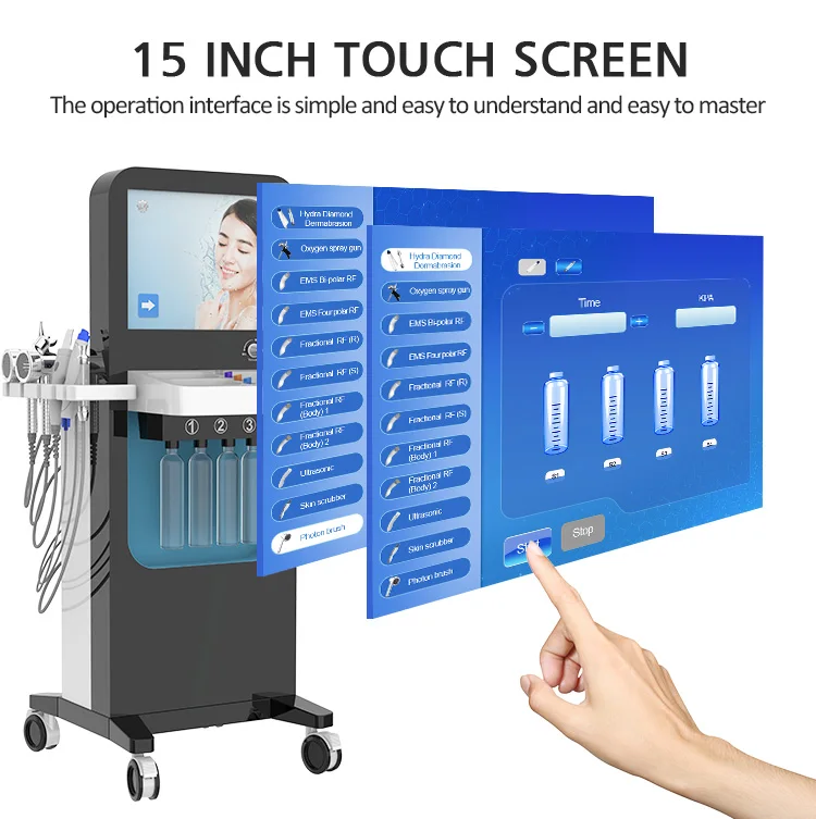 New Skin Care Machine for Beauty facial Salon  Hydrodermabrasion Spa Treatment System Pigment Removal Skin  Rf Peeling Facial Ma