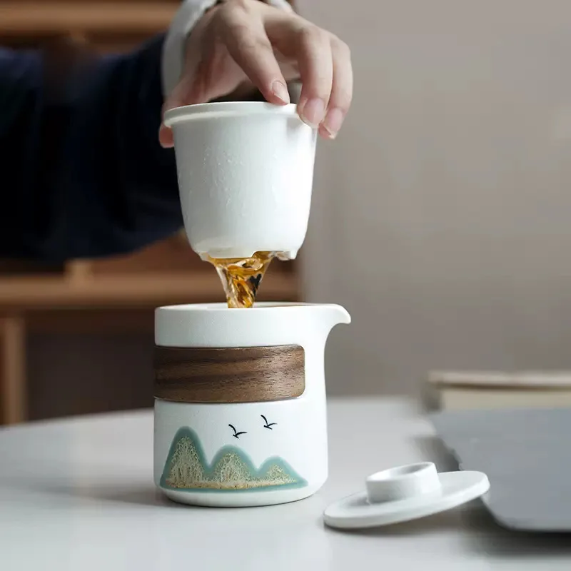Ensemble Théière Et Tasse Porcelaine – Service à Thé Floral, Micro-ondes, Lave-vaisselle, Cadeau élégant
