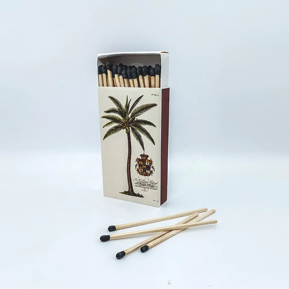 Длинный ящик по индивидуальному заказу матч 4-дюймовый цветной головы в этническом стиле лампы в форме свечи матчи