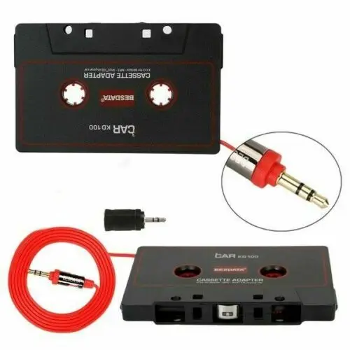 Car Cassette MP3 MP4 Player CD iPod iPhone 3.5mm AUX Audio Adapter Car Cassette Player Player to Mp3