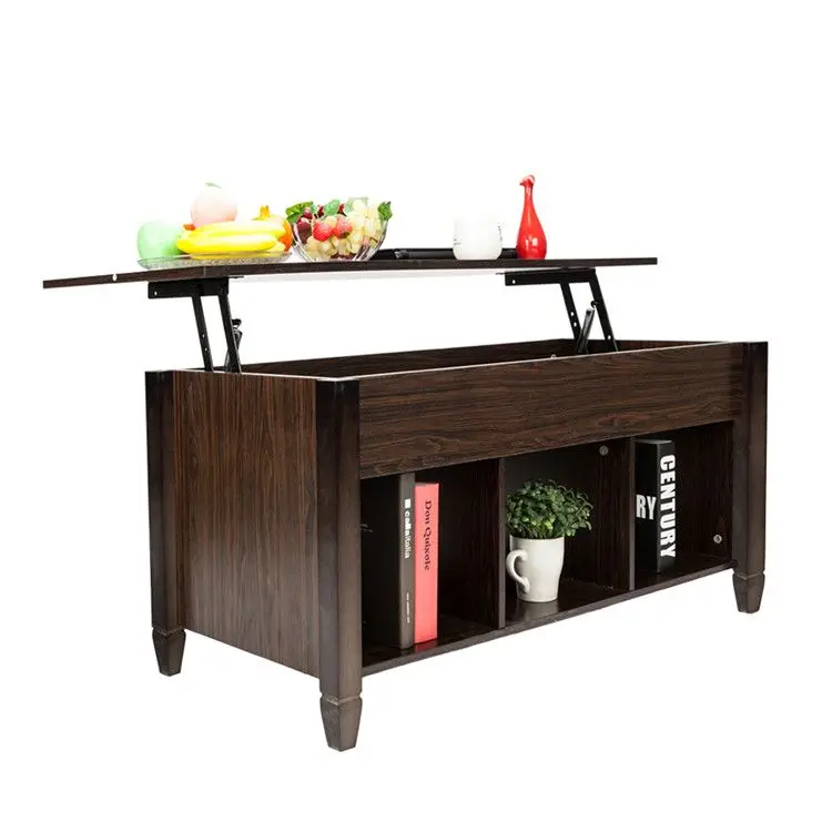 Hot selling office furniture wooden folding desk or lift-top coffee table