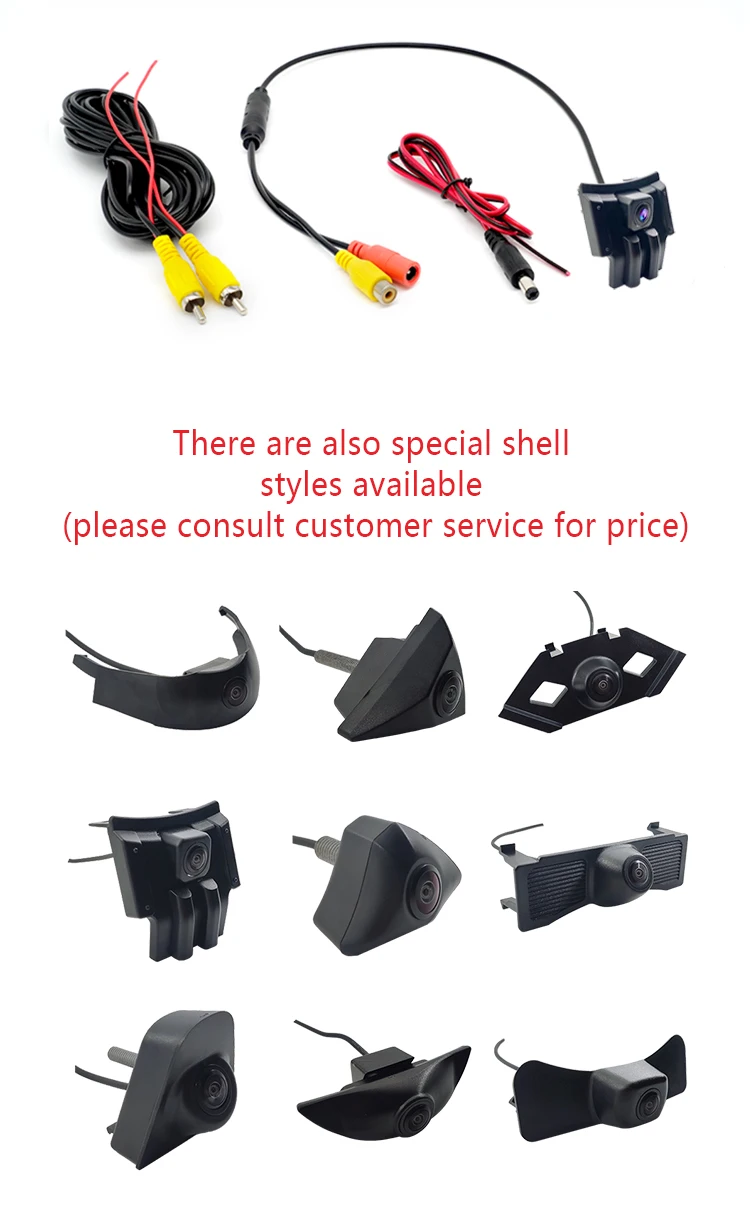 Wemaer OEM Front Car Camera 170 Degree HD Waterproof Night Vision View Wide Angle Car Camera for Prado Suv manufacture