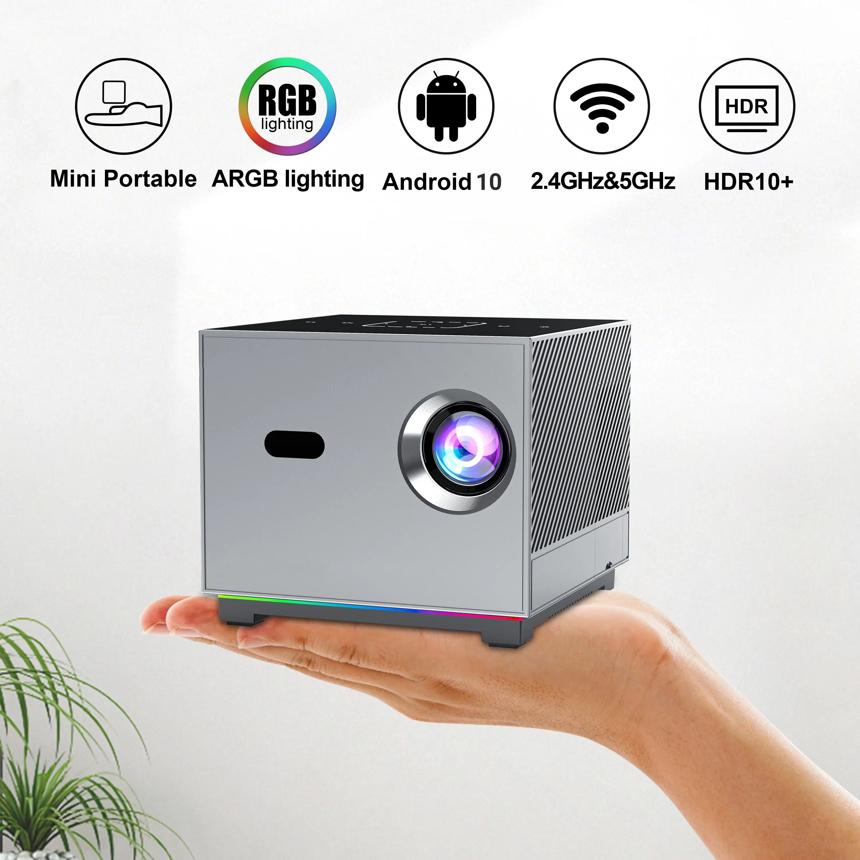 Xnano Customize X3h Projector Pocket Pico Android 10 Laptop Home Games ...