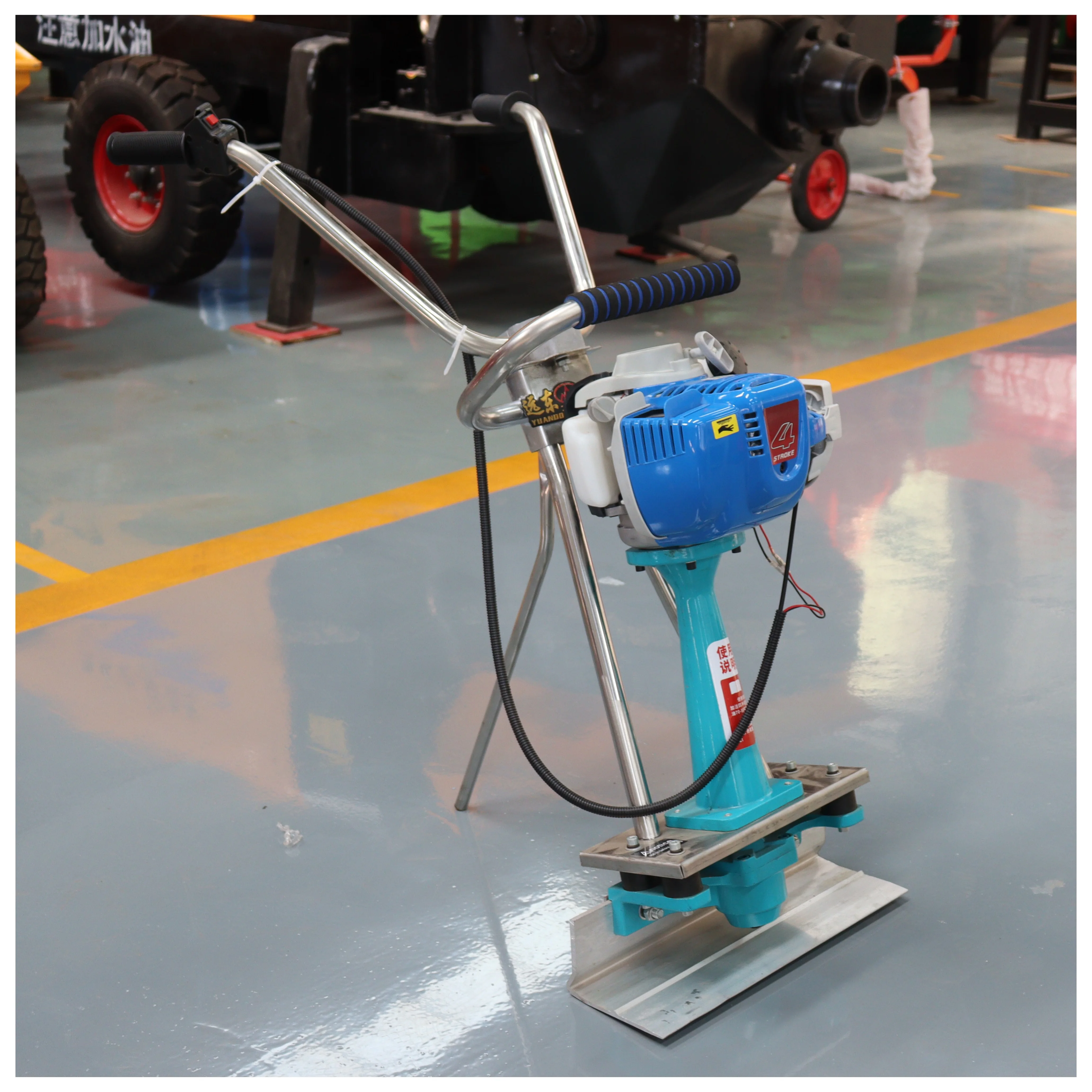Best Selling 3M Concrete Vibrating Leveling Electric Hand Hled Concrete  Vibratory Screed Road Equipment