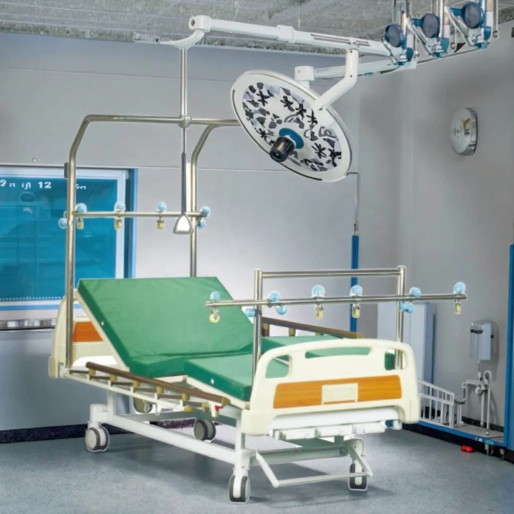 Orthopedic Procedures Surgical Traction Table SS304 Rack Foldable Adjustable Durable Modern Hospital Furniture for School Hotel 5
