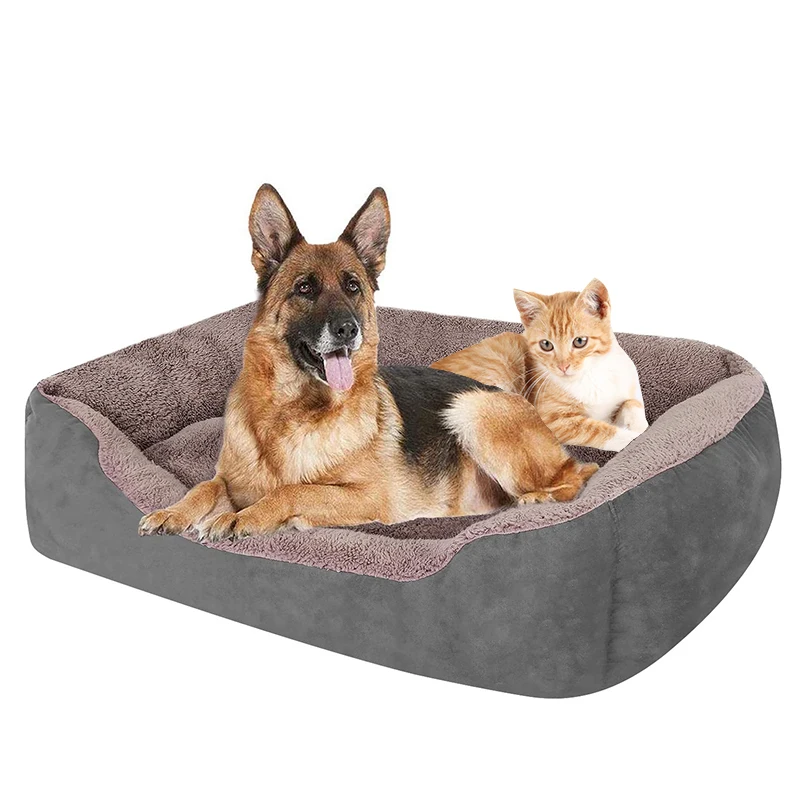 2024 camas para perros fluffy anti anxiety small couch cat pet dog sofa bed for dogs