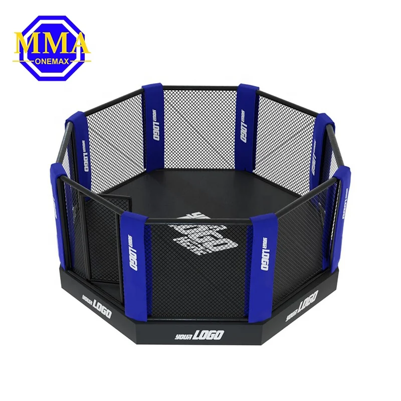 中古ボクシングリング販売中 ロープ付き 20×20 オクタゴンMMAケージ