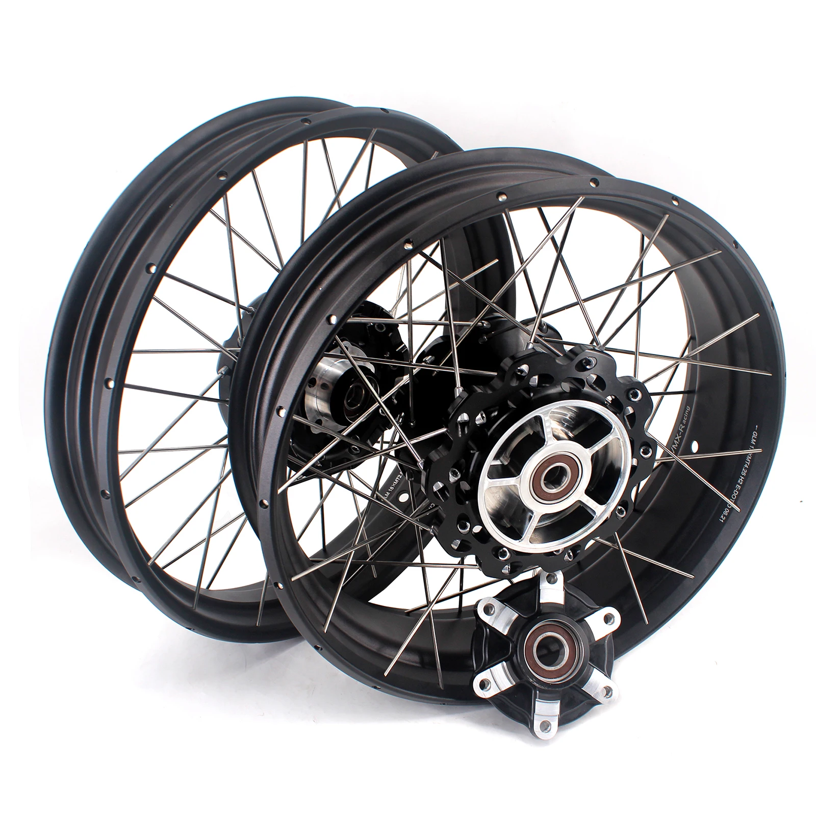 Vmx 2.5*18" / 4.25*17" Street Motorcycle Spoked Tubeless Wheels Rims Set For Triumph T120/t100