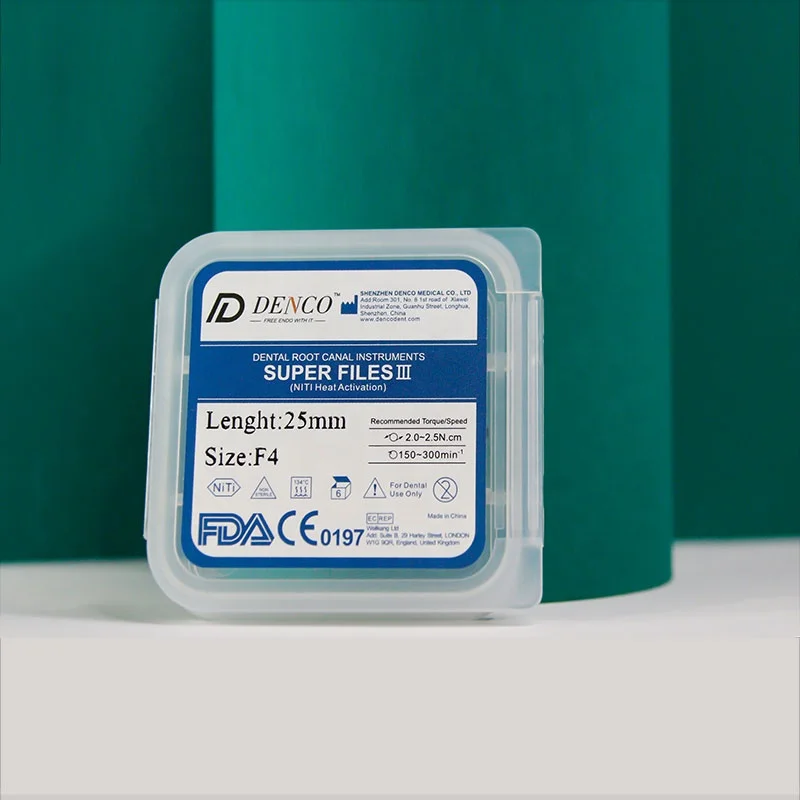 
2021 DENCO, Китай, стоматологическая Тепловая активация, супер напильники III, высокое качество, NITI CE, новинка, лучший поставщик, горячая Распродажа, медицинский инструмент 
