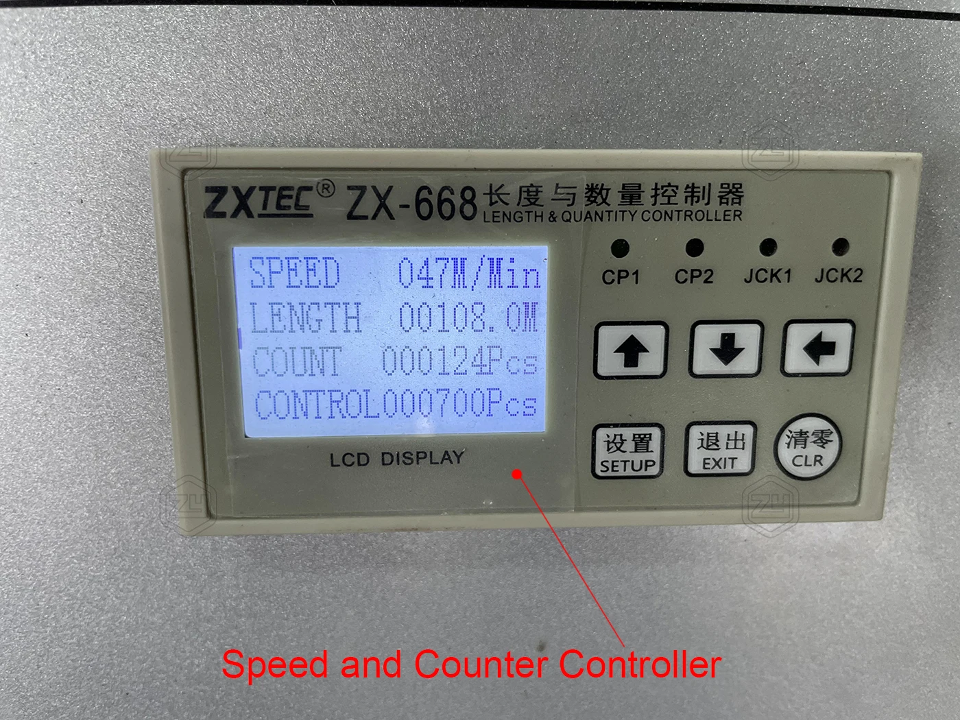 専用M mさま ZX-668 長さ・数量コントローラ、機械数量記録用デジタル長さ
