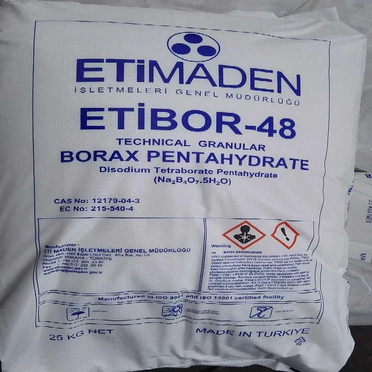 Borax 25kg Etimine SA - Nettoyant - Poudre - Acide borique - Acide