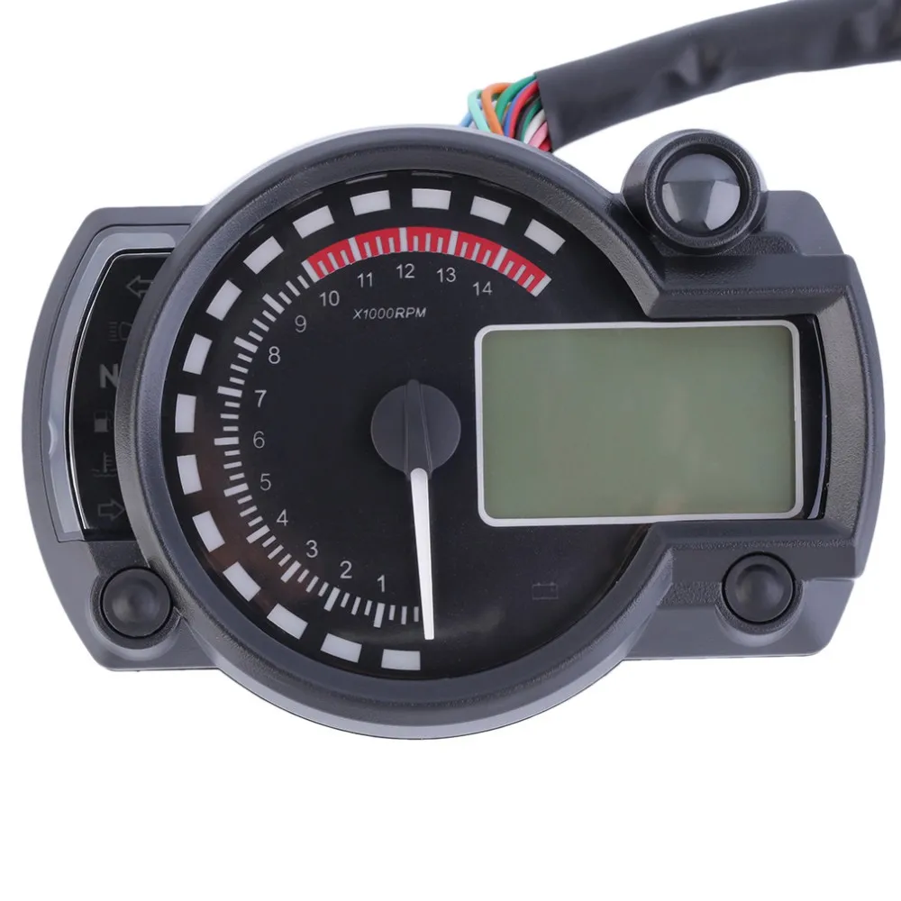 15000rpm modern  RX2N similar LCD digital Motorcycle odometer speedometer adjustable MAX 299KM/H