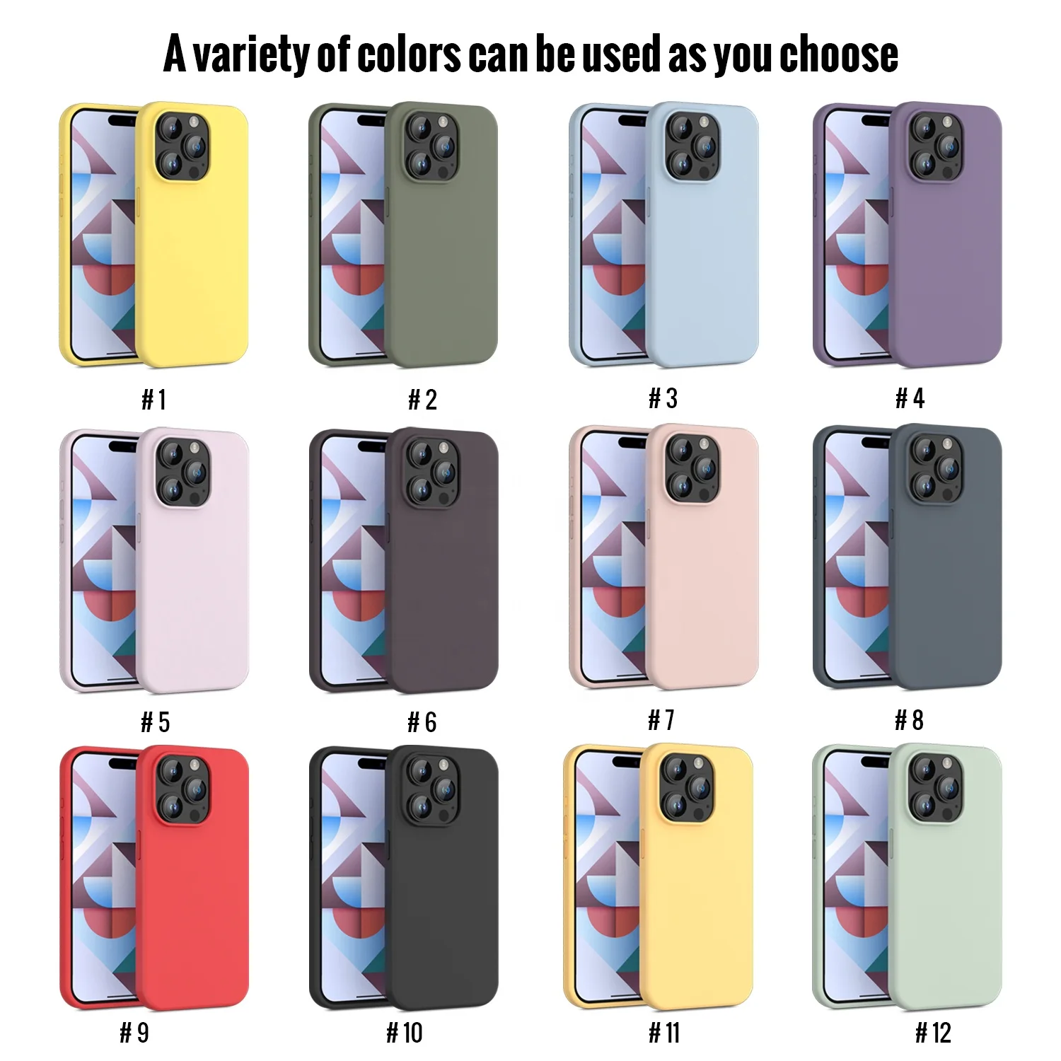 NEWEST for iPhone 15 Fashion Phone Case Wholesale Top Seller New Product  True Silicon Case for iPhone 12 13 14 15 Pro Max Case