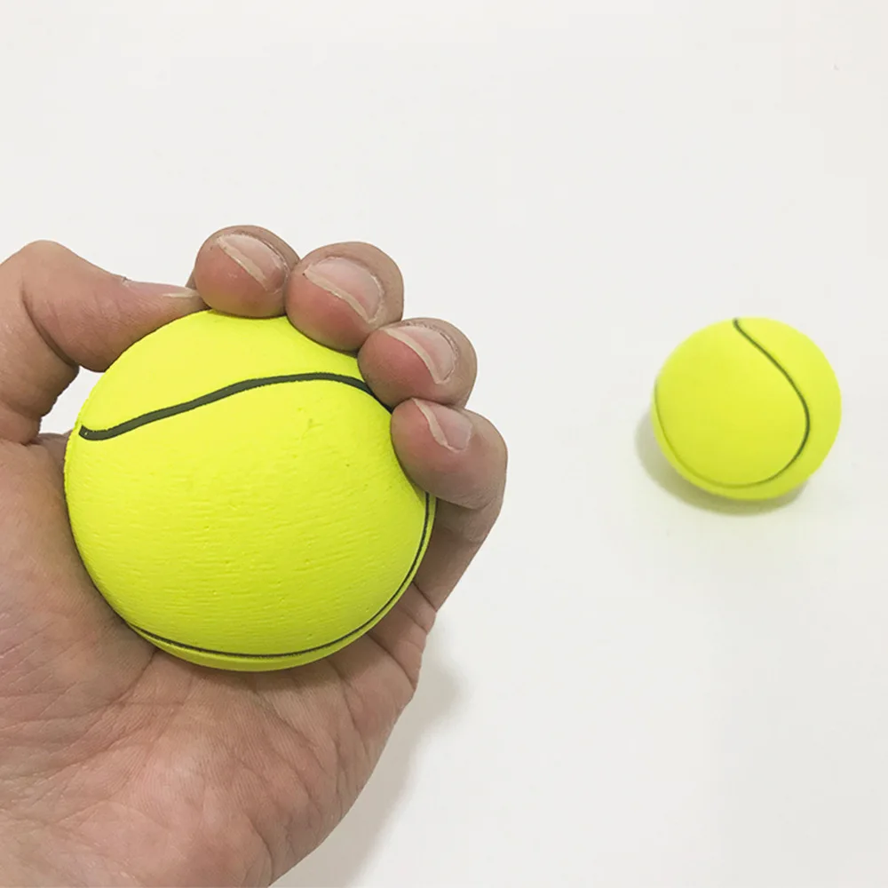 solid rubber tennis balls